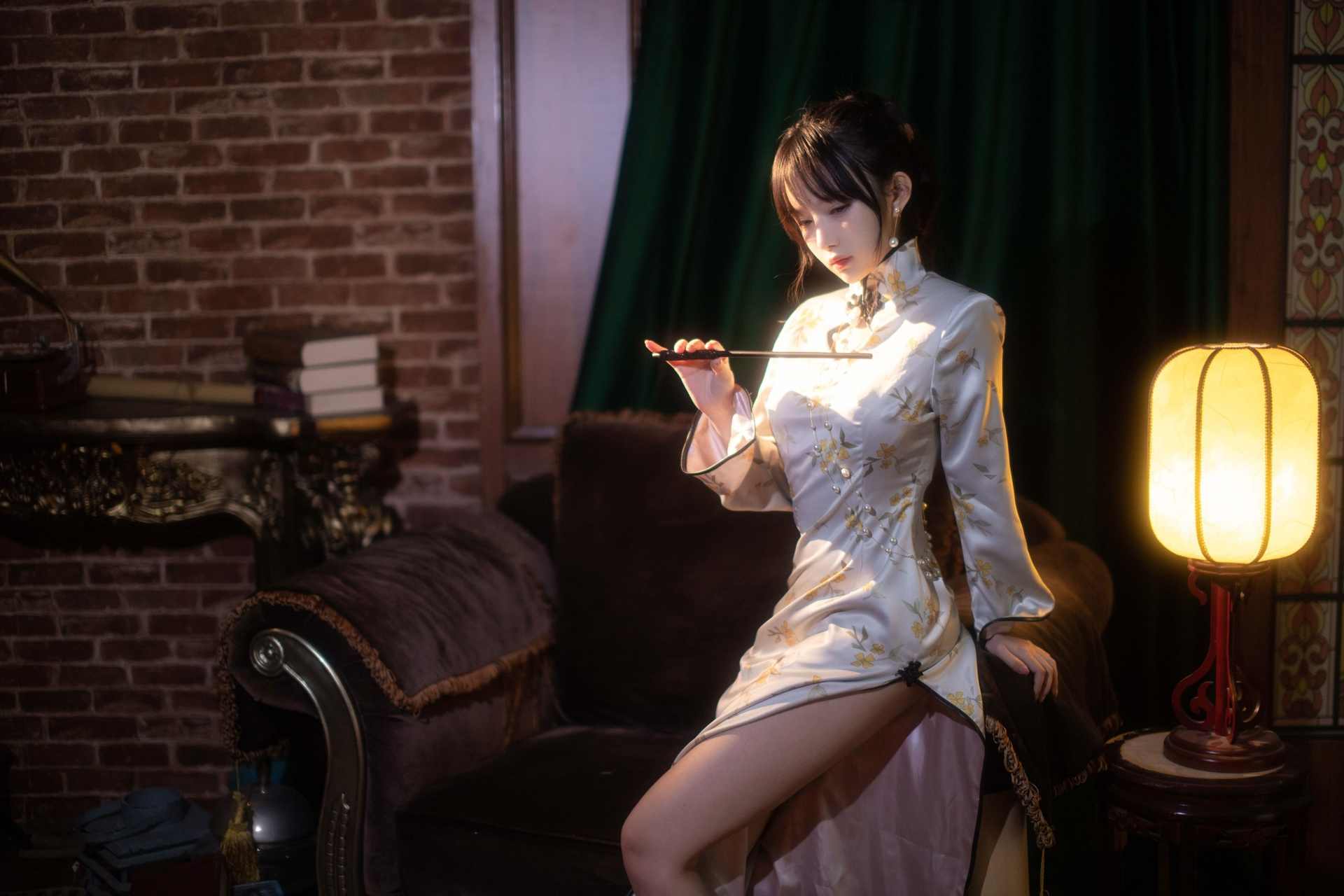 Shika小鹿鹿中秋旗袍